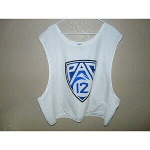 NCAA Football Game Worn Chain Crew / Media Sideline Vest Pac 12 Conference Logo